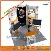 3x3 stand de exposição de design de exposição de cabine de alumínio e exibição de exposição estande de exibição de comércio